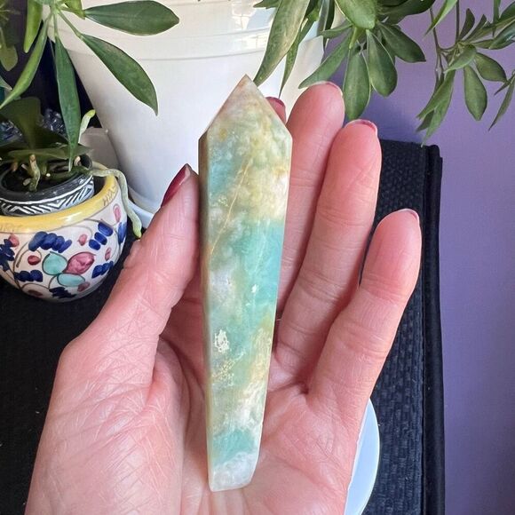 Caribbean Calcite‎ Crystal Meditation Wand (4) - Picture 2 of 10
